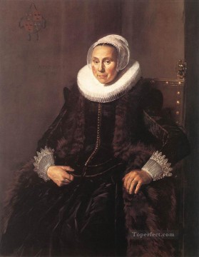 フランス・ハルス Painting - コルネリア・クラーエスダー・ヴォートの肖像画 オランダ黄金時代 フランス・ハルス